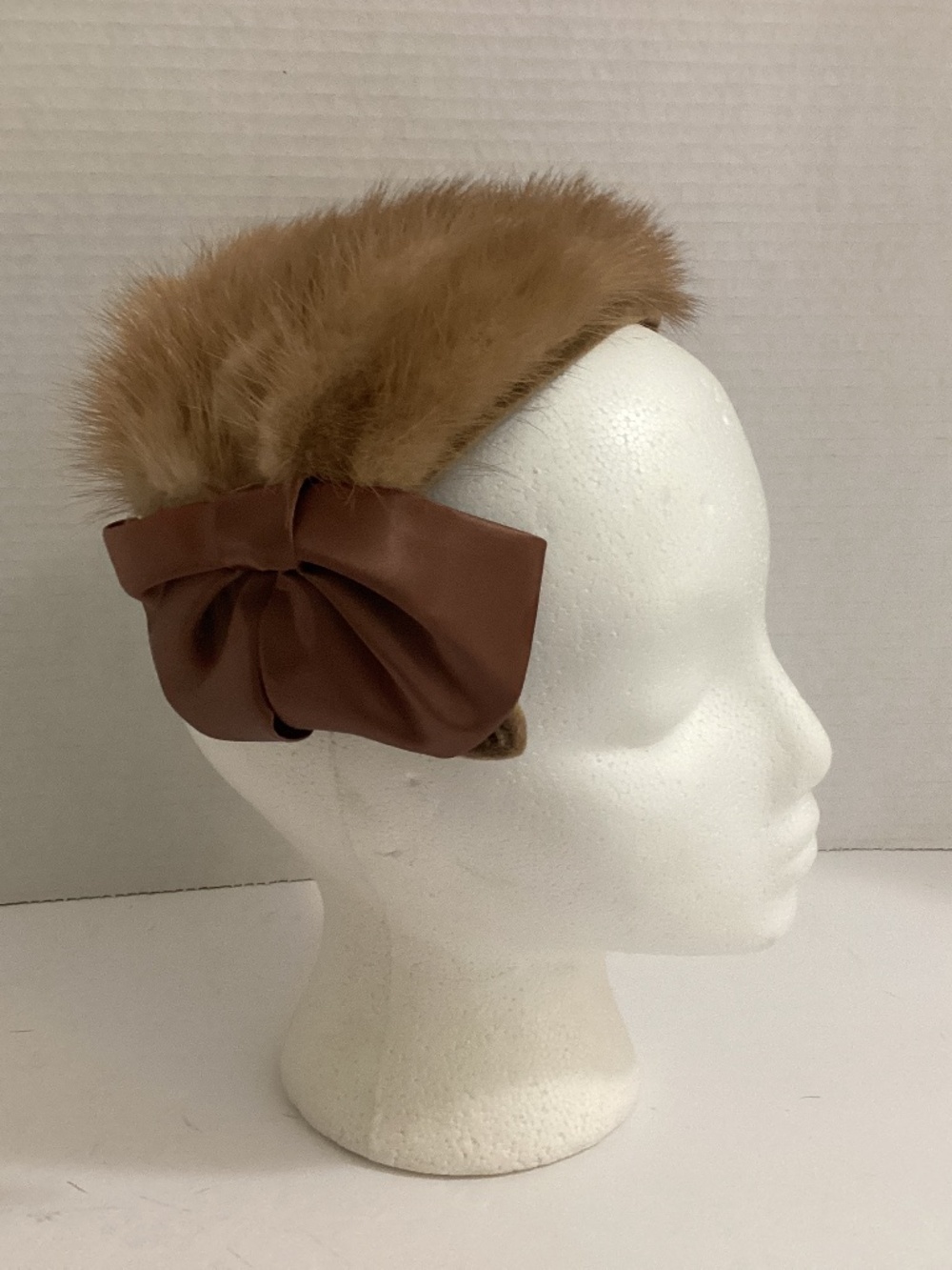 Vintage Mink wide Headband Hat - Lucila Mendez Exclusive New York - Lovely Shape